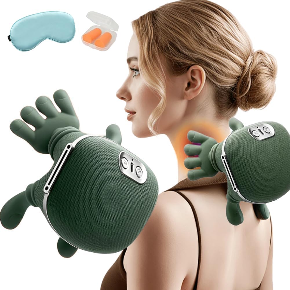 Rechargeable body massager with hands