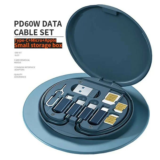 Portable travel Data Set Cable