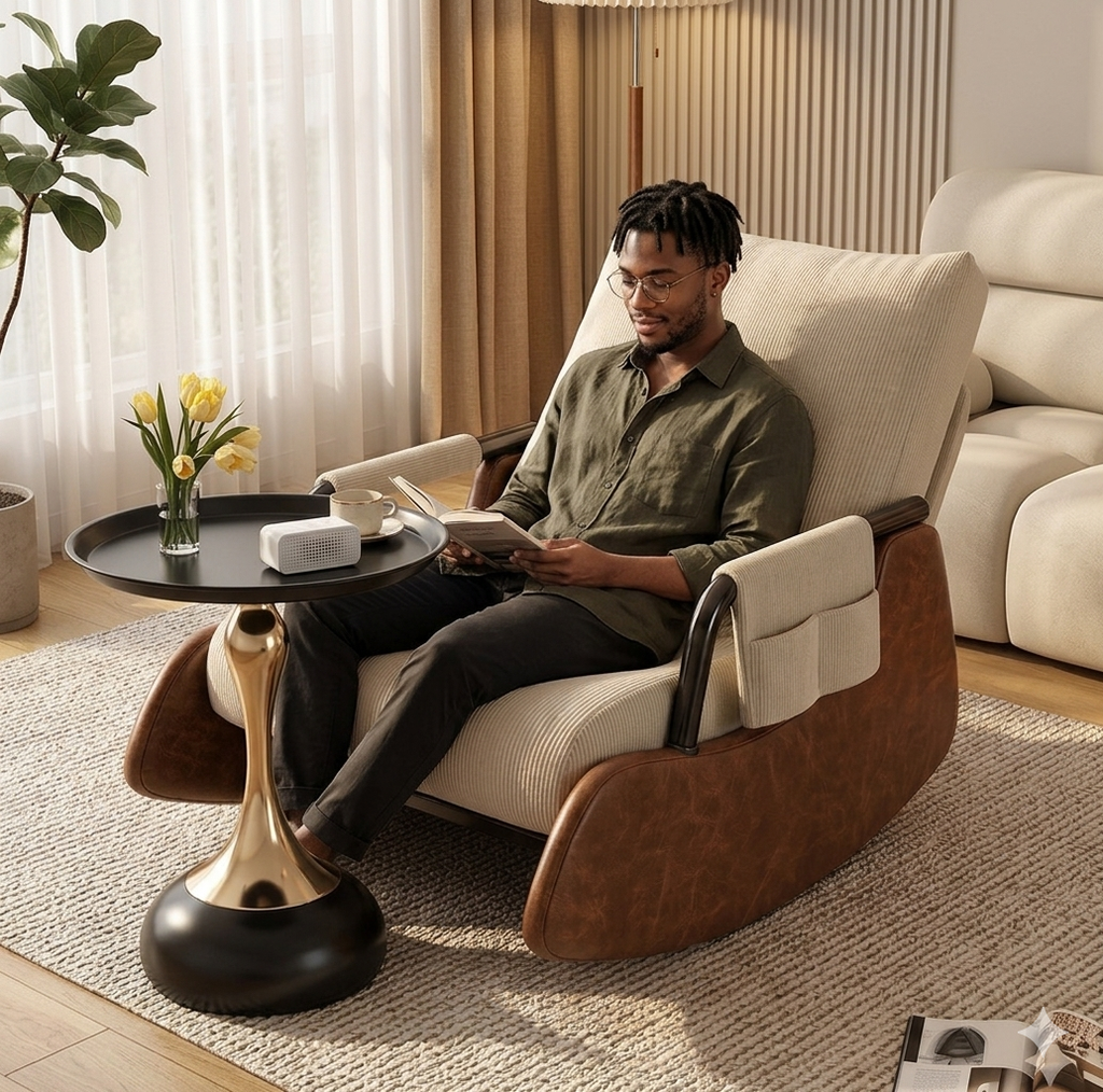 Executive luxury reclining chair