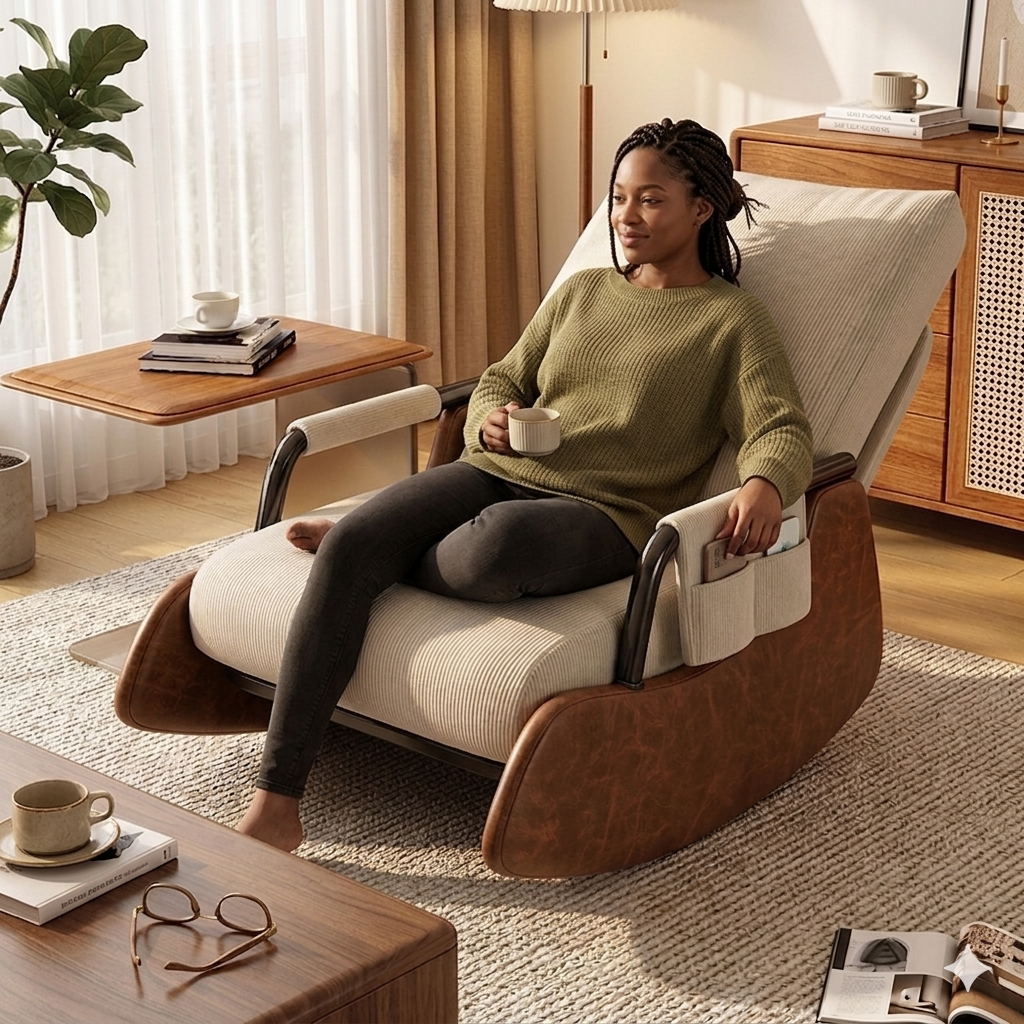 Executive luxury reclining chair