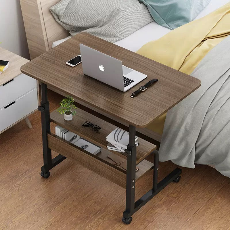 Adjustable rollable laptop/reading table