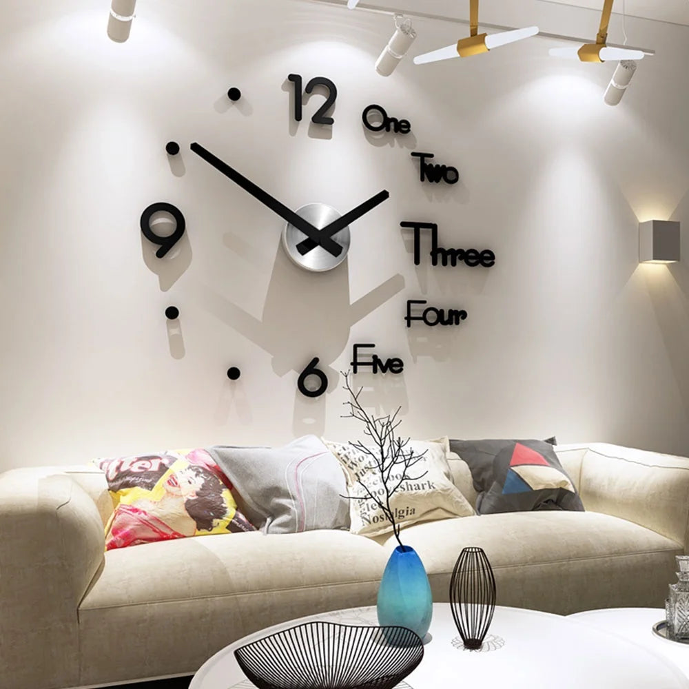 DIY wall clock big size