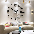 DIY wall clock big size