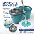 smart spinning mop with bucket