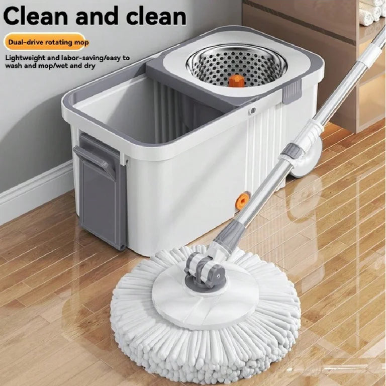 smart spinning mop with bucket