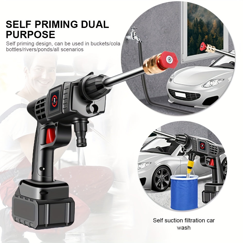 Rechargeable car washer