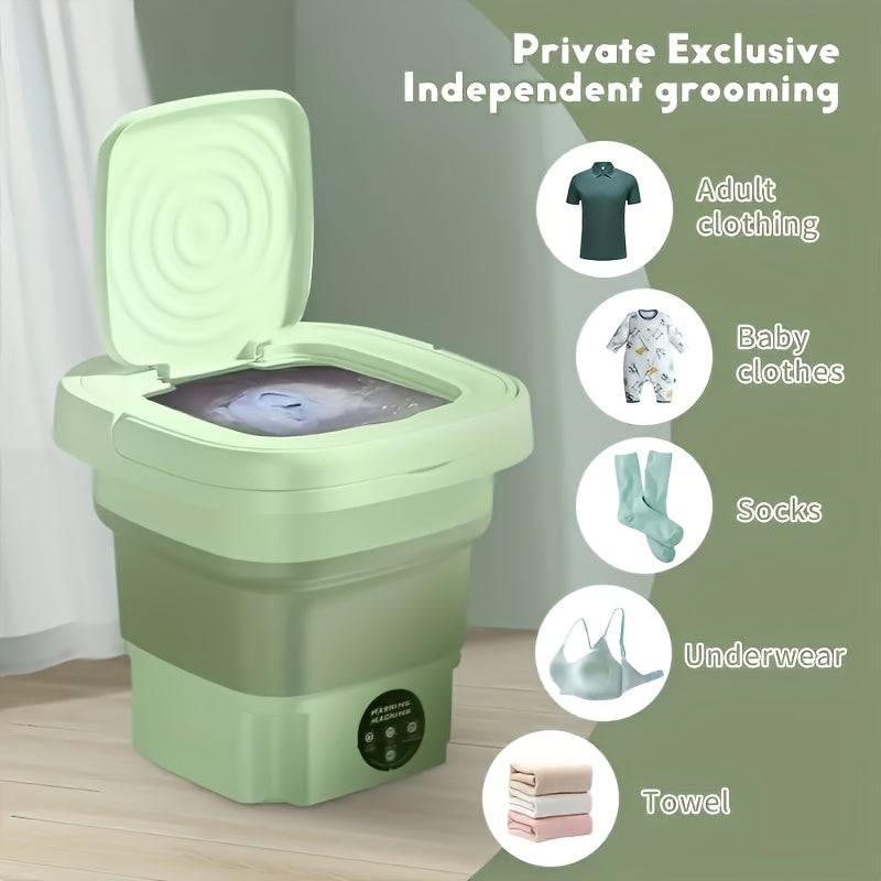 8L Folding Mini Washing Machine,