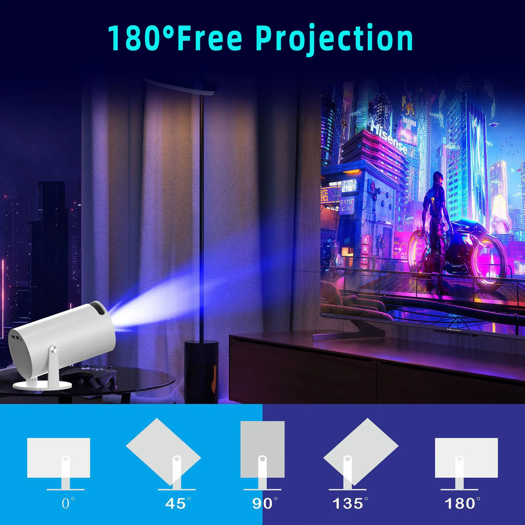 HD Smart Gaming Projector & YouTube,Netflix
