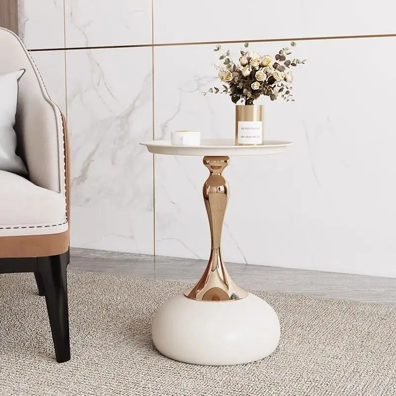 Modern ROUND Metal Side Table