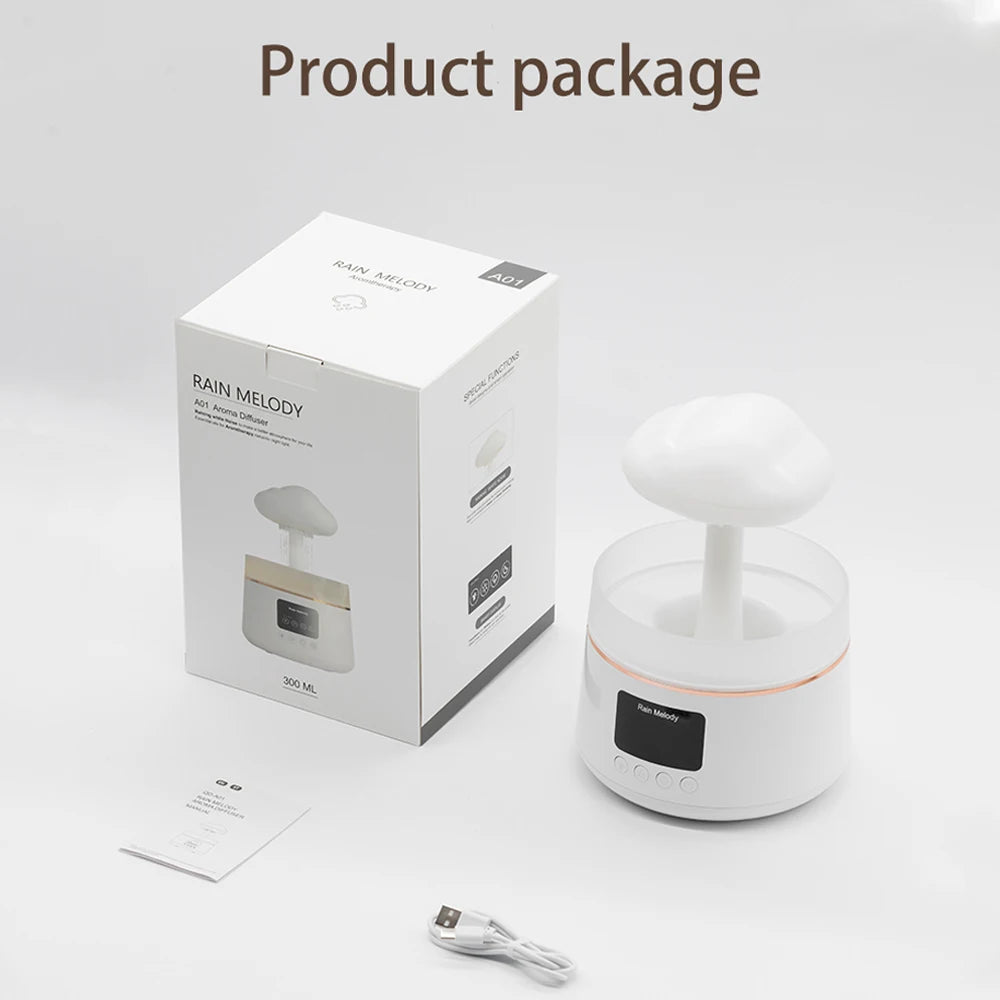 Mushroom Rain Humidifier With bluetooth Speaker